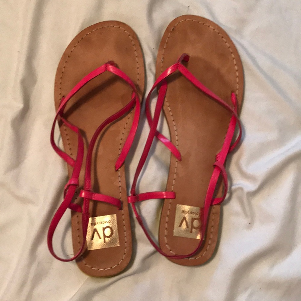 Dolce Vita hot pink sandals